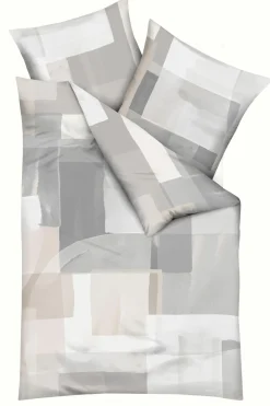 MONDO Mondo Satin-Bettwäsche grau
