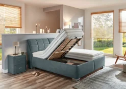 MONDO Polsterbett grau