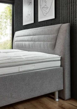 MONDO Polsterbett grau