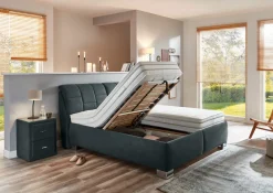 MONDO Polsterbett grau