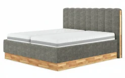 MONDO Polsterbett grau