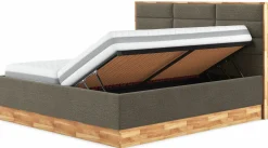 MONDO Polsterbett grau