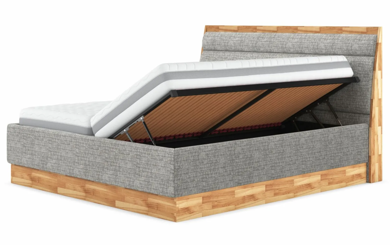 MONDO Polsterbett grau