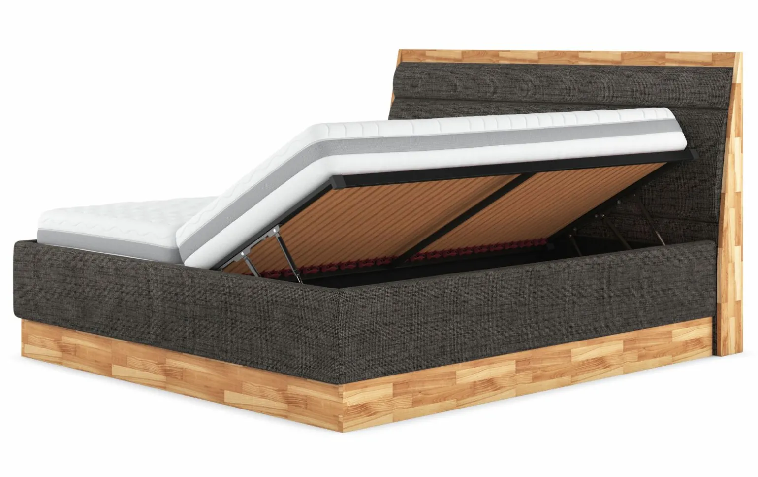 MONDO Polsterbett grau