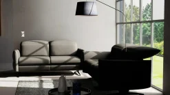 MONDO Polstergarnitur grau