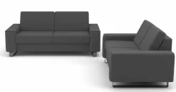 MONDO Polstergarnitur schwarz