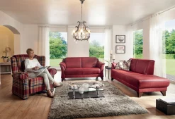 MONDO Recamiere Seitenteil links rot