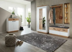 MONDO Schuhschrank braunweiß