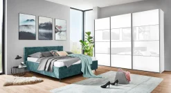 MONDO Schwebetürenschrank weiß