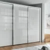 MONDO Schwebetürenschrank weiß