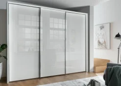 MONDO Schwebetürenschrank weiß