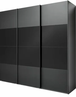 MONDO Schwebetürenschrank schwarz