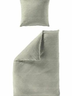 MONDO Seersucker-Bettwäsche grün