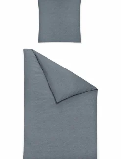 MONDO Seersucker-Bettwäsche schwarz