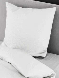 MONDO Seersucker-Bettwäsche weiß