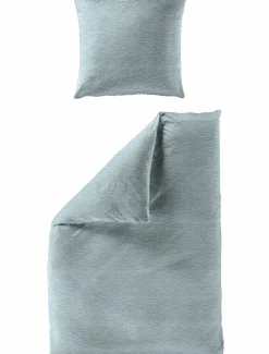 MONDO Seersucker-Bettwäsche blau