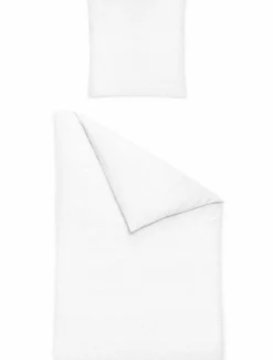 MONDO Seersucker-Bettwäsche weiß