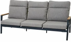 MONDO 3-Sitzer Sofa braungrau