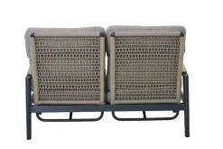 MONDO 2-Sitzer Sofa braungrau