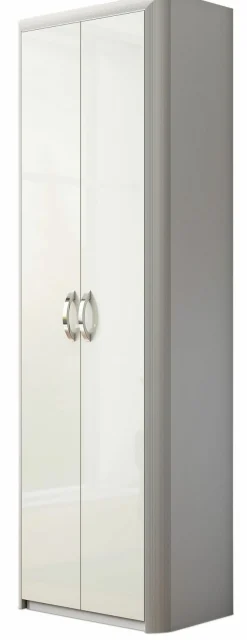 MONDO Stand-Mehrzweckschrank silberfarben