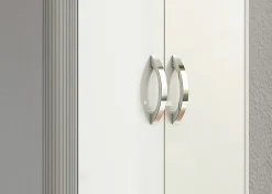 MONDO Stand-Mehrzweckschrank silberfarben