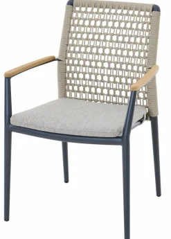 MONDO Stapelstuhl braungrau