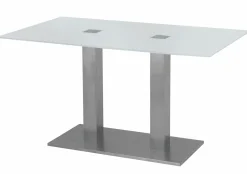 MONDO Säulentisch weiß