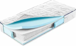 MONDO Taschenfederkenmatratze weiß