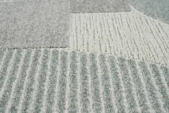 MONDO Webteppich modern weißgraublau