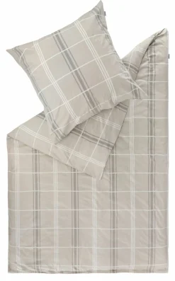 Musterring Flanell-Bettwäsche grau