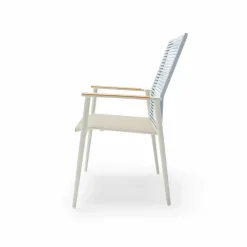 Musterring Gartenstapelstuhl graublau