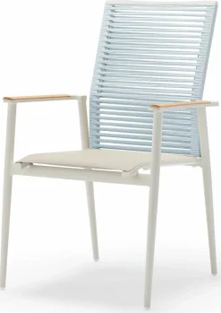 Musterring Gartenstapelstuhl graublau