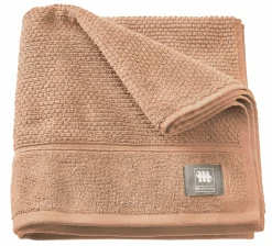 Musterring Handtuch braun