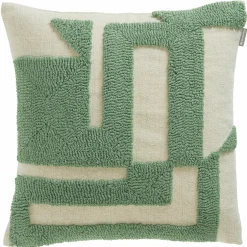 Musterring Kissenhülle grün