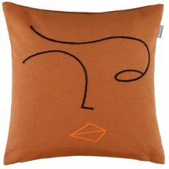 Musterring Kissenhülle rot