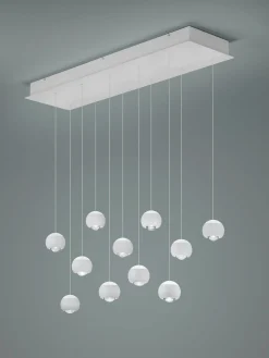 Musterring LED-Pendelleuchte 11flg weiß