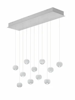 Musterring LED-Pendelleuchte 11flg weiß