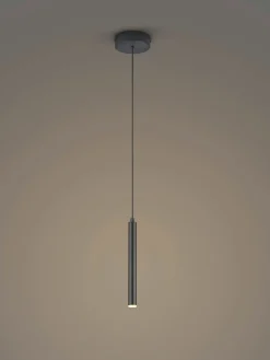 Musterring LED-Pendelleuchte 1flg schwarz