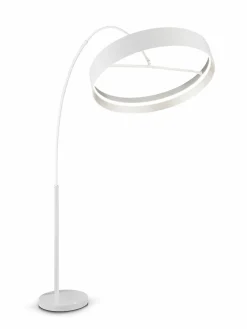 Musterring LED-Stehleuchte 1flg weiß