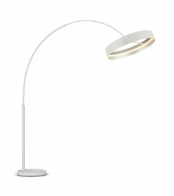 Musterring LED-Stehleuchte 1flg weiß
