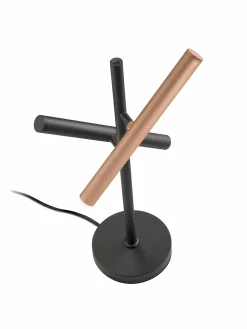 Musterring LED-Tischleuchte 2flg schwarz