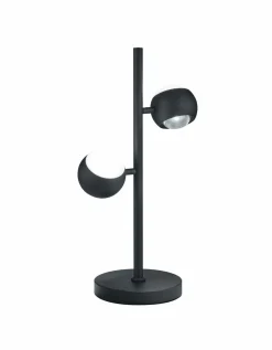 Musterring LED-Tischleuchte 2flg schwarz