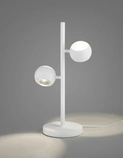 Musterring LED-Tischleuchte 2flg weiß