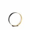 Musterring LED-Tischleuchte 1flg schwarzgoldfarben