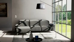 Musterring Polstergarnitur grau