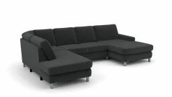 Musterring Polstergarnitur grau