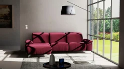 Musterring Polstergarnitur rot