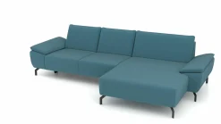 Musterring Polstergarnitur blau