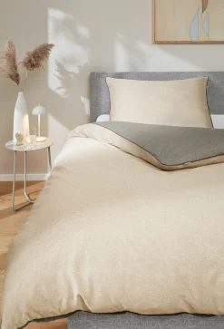 Musterring Satin-Bettwäsche grau