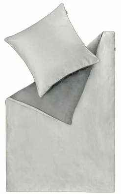 Musterring Satin-Bettwäsche grau